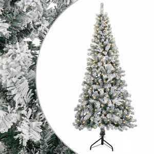 vidaXL Sztuczna choinka z zawiasami 120 cm 150 LED Ciepła biel