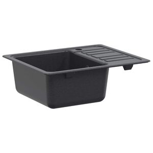 vidaXL Zlewozmywak kuchenny z ociekaczem Granit 57.5 x 46 x 28 cm