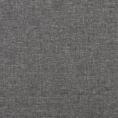 vidaXL Podnóżek, jasnoszary, 60x60x35 cm, tapicerowany tkaniną