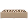 vidaXL Rama ł&oacute;żka, kolor cappuccino, 200x200 cm, sztuczna sk&oacute;ra