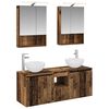 vidaXL Zestaw Szafek Łazienkowych 5 pcs Stare drewno 50 x 14,5 x 70 cm
