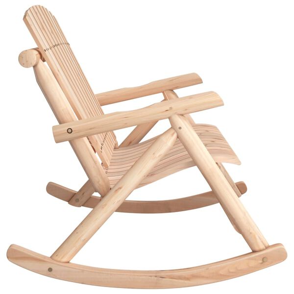 vidaXL 2-osobowa ławka ogrodowa, bujana, 123x96x102 cm, świerkowa