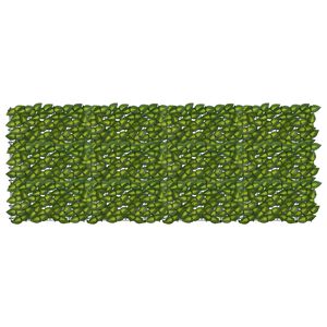 vidaXL Parawan balkonowy z liśćmi Zielony i Ż&oacute;łty 200 x 75 cm