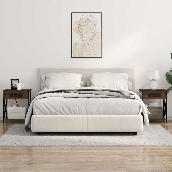 vidaXL Szafka Nocna Brązowy dąb 41 x 31 x 51 cm