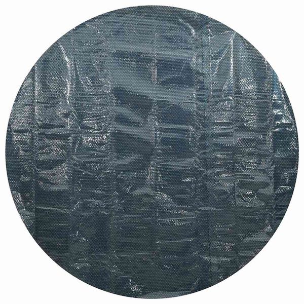 vidaXL Pływająca folia solarna z PE na basen, 417 cm, czarno-niebieska