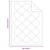 vidaXL Letni Kołdra Biały 220 x 135 x 3 cm Poliester