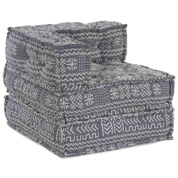 vidaXL Sofa narożna modularna Jasnoszary 70 x 70 x 56 cm tkanina