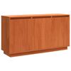 vidaXL Bufet Brązowy dąb 111 x 34 x 60 cm Lite drewno sosnowe