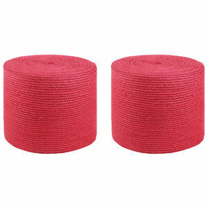 vidaXL Lina Jutowa 2 pcs czerwony 100% juta Tossa