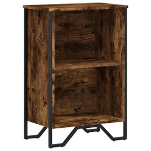 vidaXL Regał, przydymiony dąb, 50x31x74,5 cm, materiał drewnopochodny