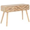 vidaXL Stolik konsola, 100 x 35 x 68 cm, lite drewno