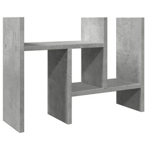 vidaXL Organizer na biurko, szarość betonu, 34,5x15,5x35,5 cm