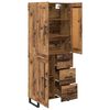 vidaXL Highboard z szufladą Stare drewno 69,5 x 34 x 180 cm
