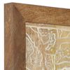 vidaXL Ręcznie rzeźbione panele ścienne, 2 szt., mango, 40x40x1,5 cm