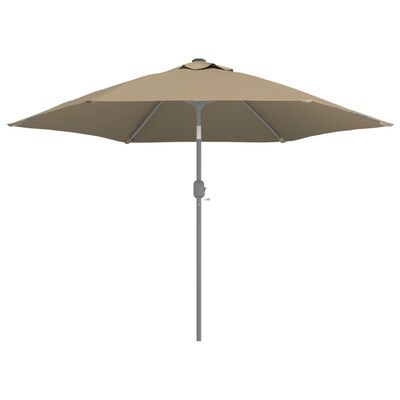 vidaXL Pokrycie do parasola ogrodowego, kolor taupe, 300 cm