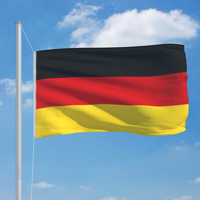 vidaXL Flaga Niemiec, 90x150 cm