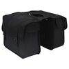 vidaXL Torba rowerowa Czarny 40 x 18.5 x 35 cm Poliester