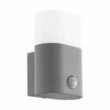 EGLO Zewnętrzna lampa ścienna LED z czujnikiem Favria, 1x11 W, srebrna