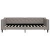 vidaXL Sofa z funkcją spania, kolor taupe, 80x200 cm, obite tkaniną