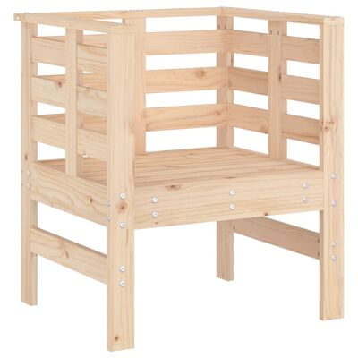 vidaXL Krzesła ogrodowe, 2 szt., 61,5x53x71 cm, lite drewno sosnowe