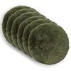 vidaXL Poszewka na poduszkę 6 pcs HEERLEN zielony &Oslash; 60 cm Fleece PV