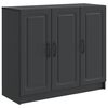 vidaXL Bufet Czarny 89 x 34,5 x 77 cm Drewno inżynieryjne
