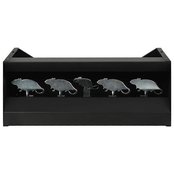 vidaXL Magnetyczne cele strzelnicze z kulochwytem, 4+1, wzór myszy