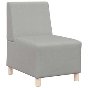 vidaXL Modułowa sofa bez podłokietnik&oacute;w Szary chmur 55 x 74 x 82 cm
