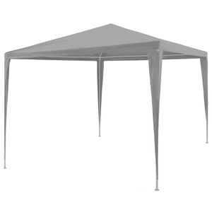 vidaXL Namiot Imprezowy Jasnoszary 300 x 300 x 255 cm PE i stal
