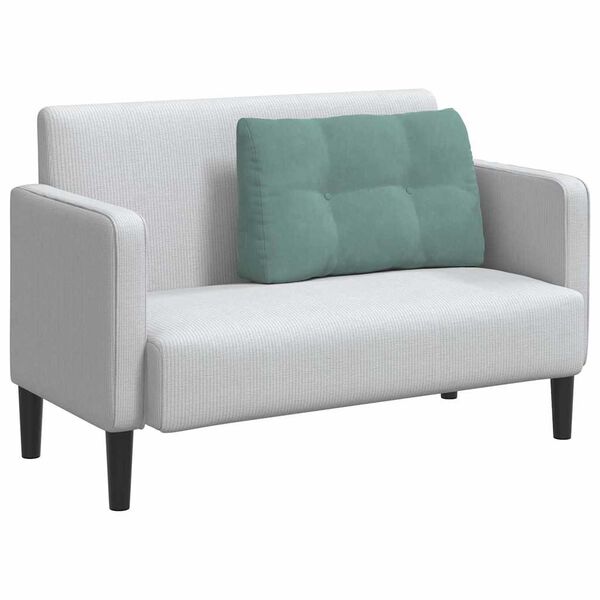 vidaXL Poduszka na plecy Zielony morski 80 x 24 x 50 cm Aksamit