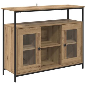vidaXL Bufet Dąb rzemieślniczy 100 x 35 x 80 cm Drewno inżynieryjne