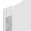 vidaXL Ramka ł&oacute;żka Betonowy szary 100 x 200 cm Materiał drewnopochodny