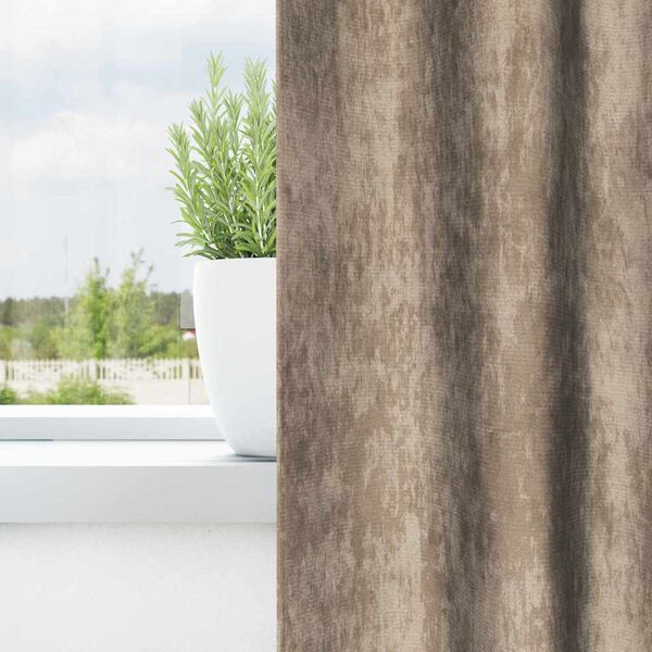 vidaXL Zasłony z weluru 2 pcs szampański 140 x 140 cm Aksamit