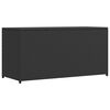 vidaXL Skrzynia ogrodowa, czarna, 120 x 50 x 60 cm, rattan PE