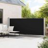 vidaXL Wysuwana markiza boczna na taras, 600 x 160 cm, czarna