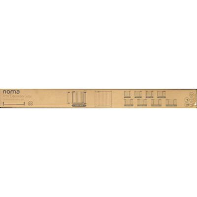 Noma Przedłużenie bramki zabezpieczającej Easy Pressure Fit, 7 cm