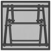vidaXL Składany stolik ogrodowy, antracytowy, 38x38x38 cm, stal