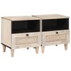 vidaXL Szafka Nocna 2 szt. Biały 40 x 33 x 46 cm Drewno inżynieryjne