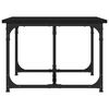 vidaXL Stolik kawowy, czarny, 90x50x35 cm, materiał drewnopochodny