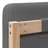 vidaXL Tapicerowane wezgłowie Z zagł&oacute;wkiem Brązowy i jasnoszary 80 cm
