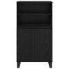 vidaXL Highboard Czarny 60 x 36 x 110 cm Materiał drewnopochodny