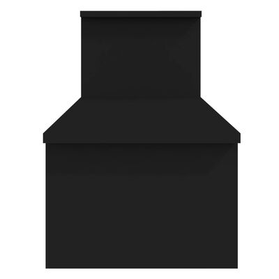 vidaXL Szafka pod TV, czarna, 180x30x43 cm, płyta wiórowa