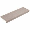 vidaXL Maty na schody 30 szt. 65x21x4 cm Taupe Rectangular Edge