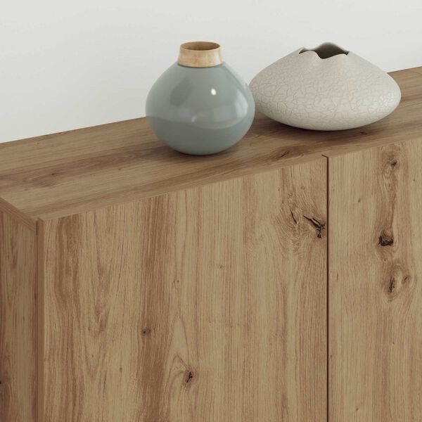 vidaXL Szafka pod telewizor 4 pcs Dąb rzemieślniczy