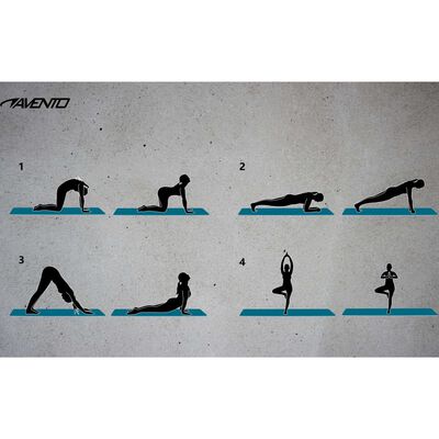 Avento Mata do jogi i ćwiczeń, pianka NBR, niebieska