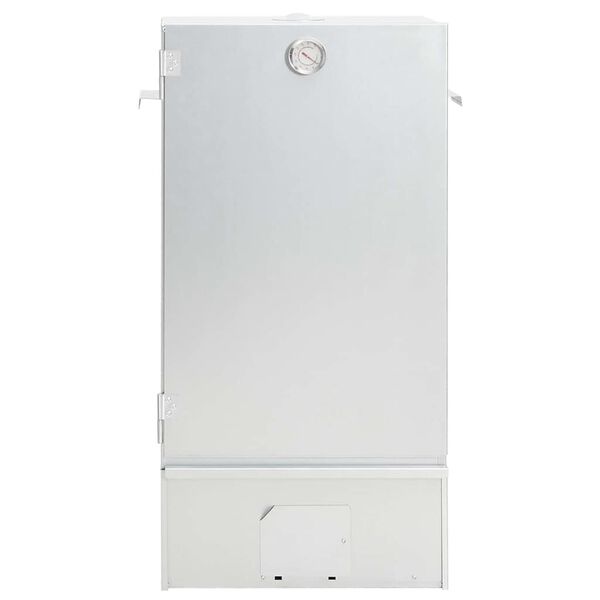 vidaXL Wędzarnia z wi&oacute;rami drewnianymi, 44,5x29x83 cm, stal