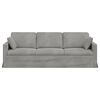 vidaXL Sofa Jasnoszary 228 x 78 x 80 cm Aksamit