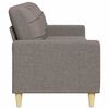 vidaXL Sofa 3-osobowa, kolor taupe, 210 cm, tapicerowana tkaniną