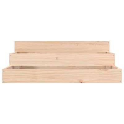 vidaXL Donica, 78x78x27 cm, lite drewno sosnowe