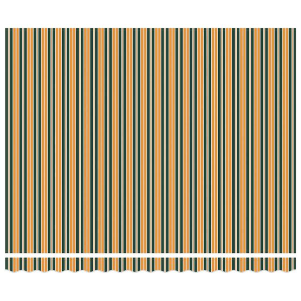 vidaXL Markiza Zielony i Ż&oacute;łty 400 x 300 x 165 cm